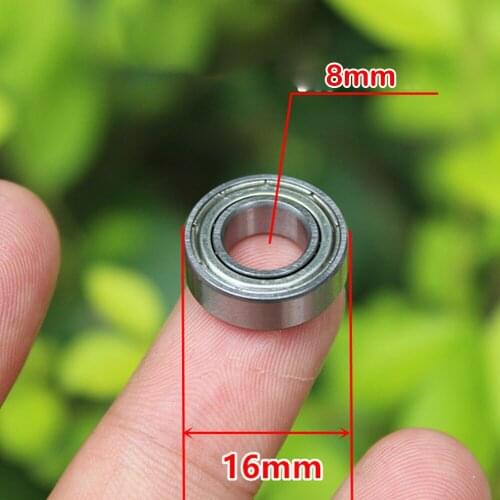 10PCS Top Quality 8mm X 16mm X 5mm Sealed Deep Groove Radial Ball Bearings Micro Mini 688Z Bearing