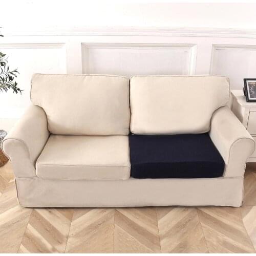 38 Solid Color Sofa Cushion Cover Elastic Protector Sofa Cover Personality Matching Washable Couch Cover Slipcover Decor