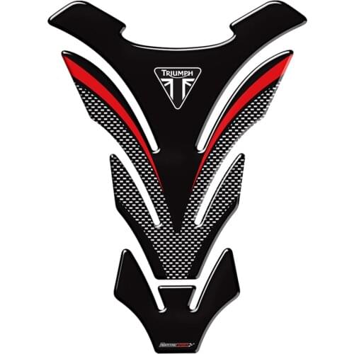 3D protector de almohadilla de deposito para motocicleta pegatinas de calcomanias para triunfo 675R Tiger 800 XC velocidad Tripl