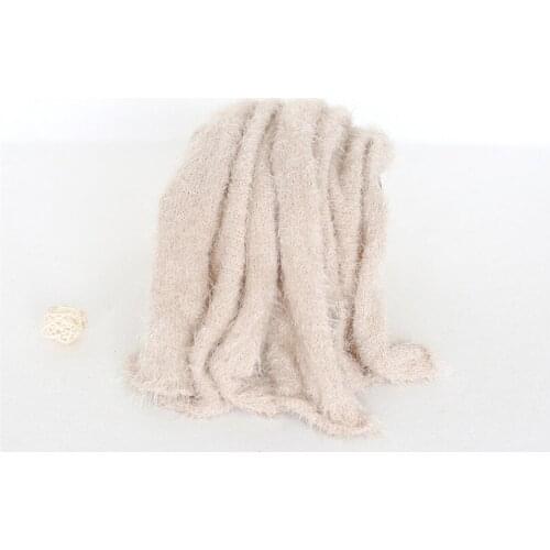 Beige 40*80 cm Newborn Baby Stretch Jersey wrap Newborn Photography Props Baby Photo Shoot Accessories Photograph For Studio