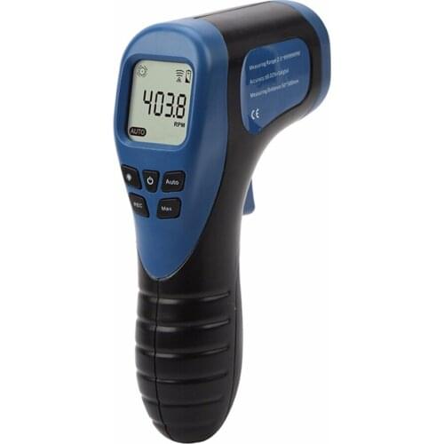 Digital Laser Tachometer Noncontact LCD Backlight Handheld Measuring Instruments Engine RPM Tach Motor Tester Gauge Speed Meter