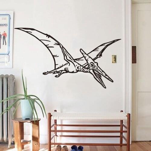 Dinosaur Wall Decal Jurassic Park World Wall ticker Dinosaur Pterodacty Bird Animal Wall Sticker Boy Room Kid Room Nursery Decor