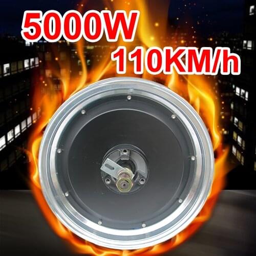 13 Inch 72V 84V 96V 120V 5000w High Speed 110km/h Electric Hub Motor Electric Motorcycle Wheel DIY Electric Car Conversion Kit