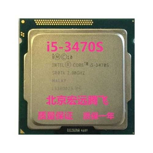 Intel Core i5 3470S 2.9GHz 5GT/s 4x256KB L2/6MB L3 Socket 1155 Quad-Core CPU i5-3470S