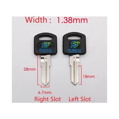 JF007 Blank Key Embryo For tail box (10pcs) Free Shipping