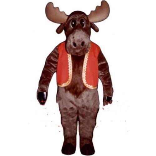 Brown Antelope Mascot Costume Suits Cosplay Party Game Animal Fancy Dress Outfits Advertising Promotion Carnival Fursuit Parade