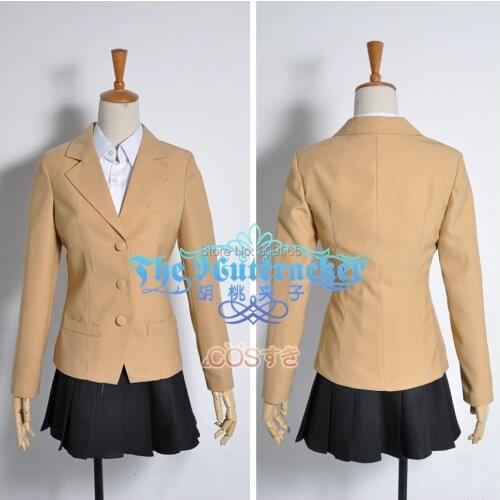 Shingeki No Kyojin Mikasa Ackerman Junior High School Uniforms Cosplay Costume ,Perfect Custom For you