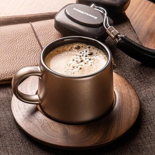 Kitchen Tableware Ceramic Mug Creative European Style Coffee Mugs Home Office Couple Cups Thermal Flat Bottom Beautiful Tea Cup