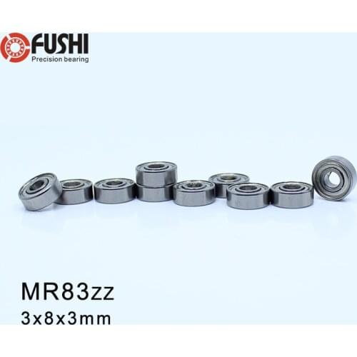 MR83 ZZ ABEC-1 (50PCS) 3X8X3mm Miniature Ball Bearings HS1031