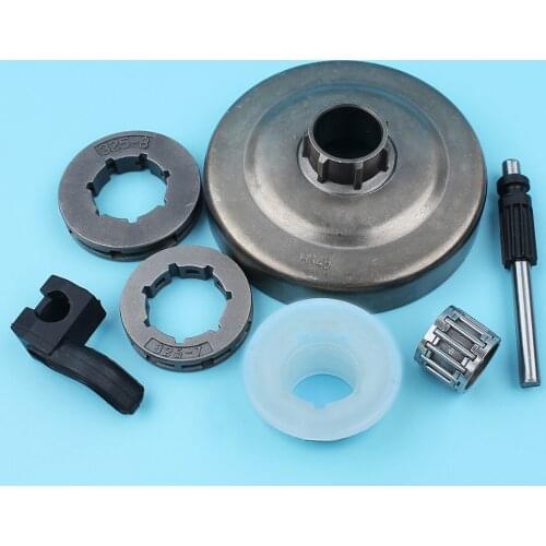 .325" Clutch Drum Sprocket Rim Oil Pump Needle Bearing Kit For Husqvarna 340 345 346XP 350 351 353 445 450 Chainsaw 7T & 8T