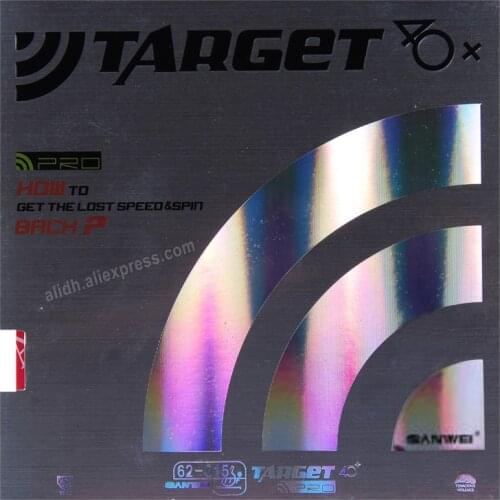 SANWEI TARGET Table Tennis Rubber PRO FX Europe 40+ unsticky control spin ping pong tenis de mesa
