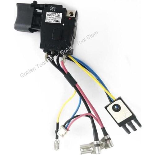 Makita Switch trigger 6507626 650762-6 for DSD180 DSD180Z spare parts