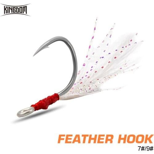 Kingdom 4pcs/lot Fishing Hooks Crank Carbon Steel Single Barbed Carp Hooks For Worm Bait Soft Lures Tackles Fishing Accessories