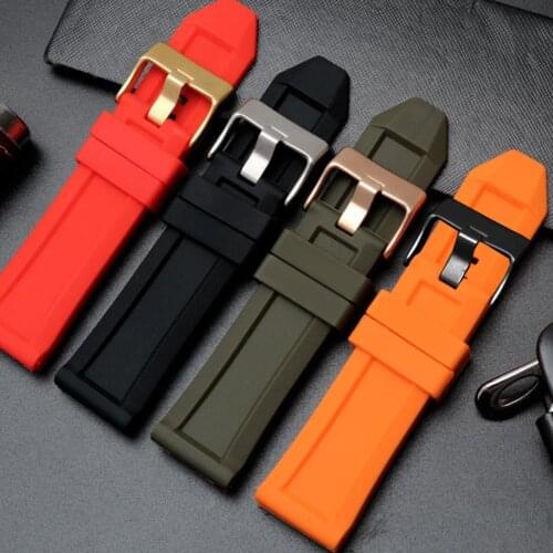 Silicone Rubber Bracelet watch band 26mm for diesel DZ4496 DZ4427 DZ4487 DZ4323 DZ4318 DZ4305 watchband mens watches strap