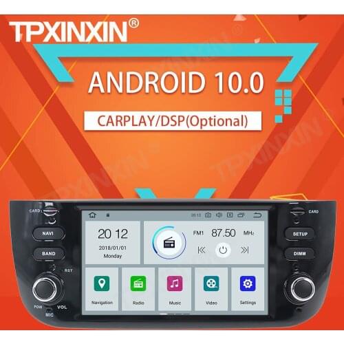 4+64G For Fiat Punto 2009 - 2015 Android Car Stereo Tape Recorder Multimedia Audio Video Player GPS WIFI Navigation Head Unit