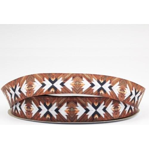 Creative geometry printed grosgrain ribbon 9-75mm DIY handmade materials christmas wedding gift wrap tape ribbons