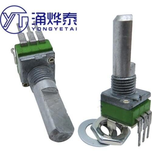 YYT 5PCS Precision RD901F-B10KB50K20 half-shaft elbow single potentiometer