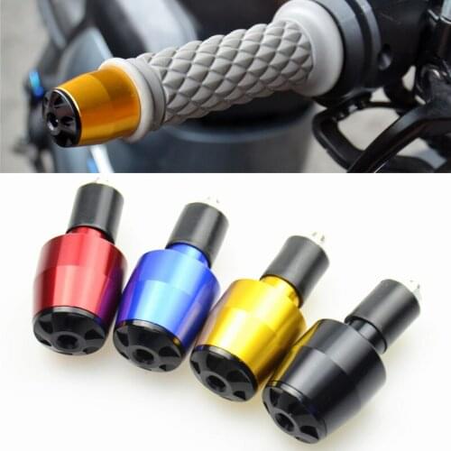 Motorcycle Handle Plug Decorative Handle Stop Aluminum Anti-Drop Faucet Handlebar Balance Block For Honda YAMAHA Kawasaki Suzuki