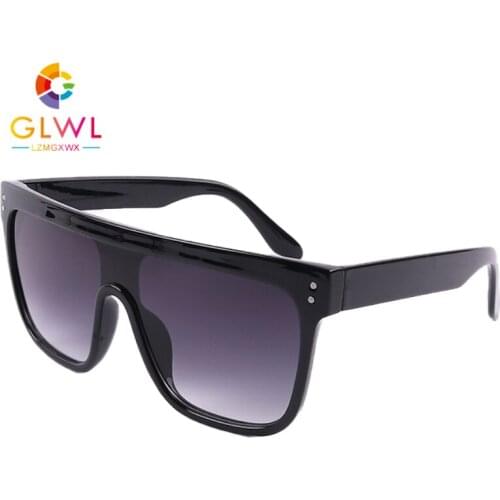 Oversized Women Sunglasses Gradient Sun Glasses Square Eyeglasses Ladies Sunglases Luxury Designer Mirror Fashion Sports 2021