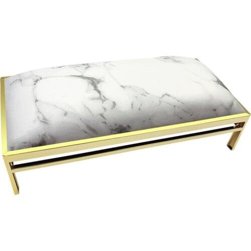 1 Pcs Marble Manicure Pillow Supportable Desktop Hand Stand Manicure Table Mat Arm Wrist Hand Rest Salon Tools