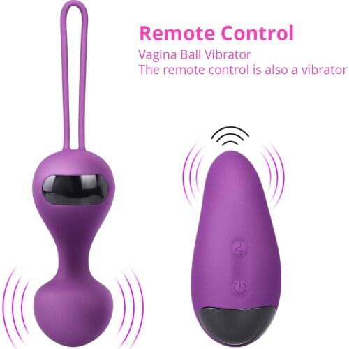 10 Modes Vibrator Kegel Balls clitoris G-Spot Double Vibrating Vaginal Tight exercise Silicone Vagina Balls Sex Toys For Women
