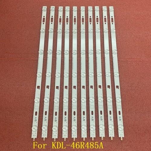 10pcs/set LED backlight bar for SONY 46inch TV KDL-46R485A LG TV innotek 46inch NDSOEM A B Type REV0.1