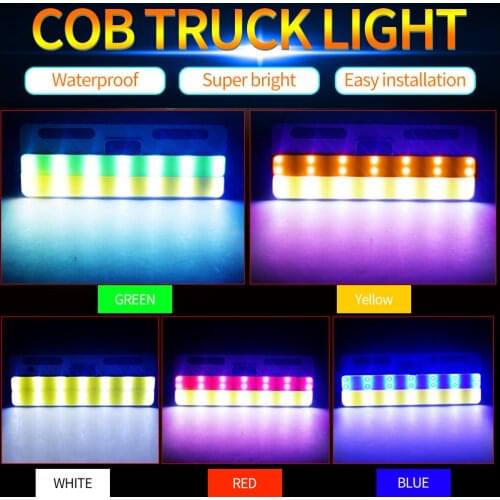 24V COB LED Truck Trailer Lights Turning Lamp Bulb for Trucks Decoration Signal Lamps Lorry Light Truck Accessories Tail Light