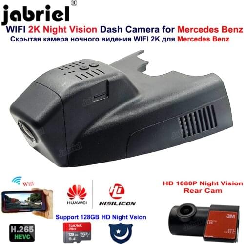 2K Night Vision HD 1080P Wifi Car Dvr Dash Camera for Mercedes Benz B Class w246 w247 for Mercedes B180 B200 B250 B260 2011-2019