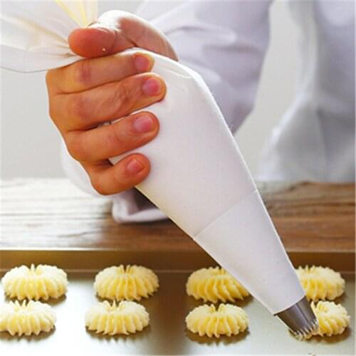 3 Sizes 100% Cotton Icing Piping Cream Pastry Bag Baking Cooking Cake Bag Tools Kitchen Accessories Bakeware
