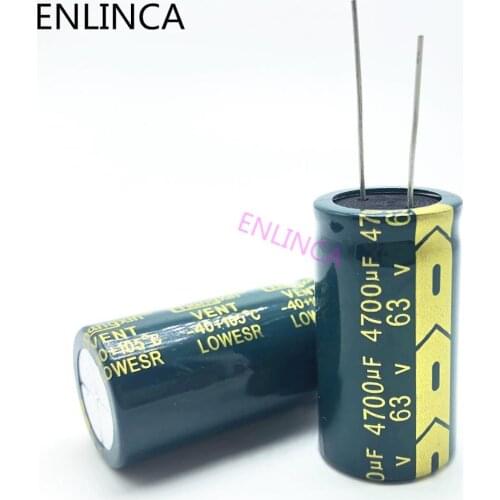9pcs/lot T05 63V 4700UF aluminum electrolytic capacitor size 22*40 4700UF 63V4700uf 20