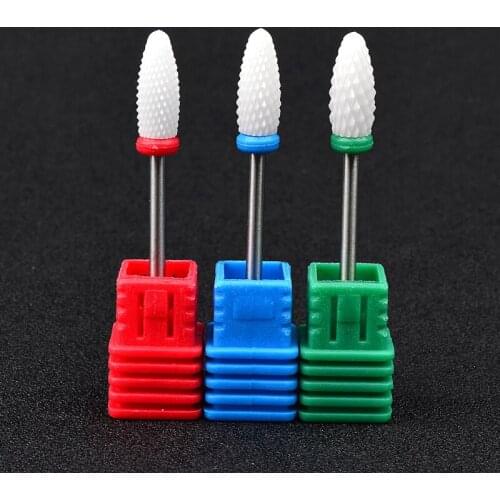 2019 Promotion New Pose Her Nail Electric Grinding Head Nails, Polishing Machine Wholesale Ceramic