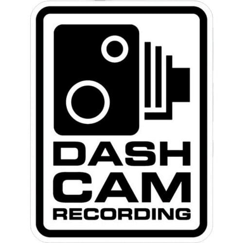 Dash Cam Recording Car Warning Sticker Car Styling Window Decals Decoration for BMW AUDI FORD TOYOTA HONDA KIA SEAT VOLVO OPEL