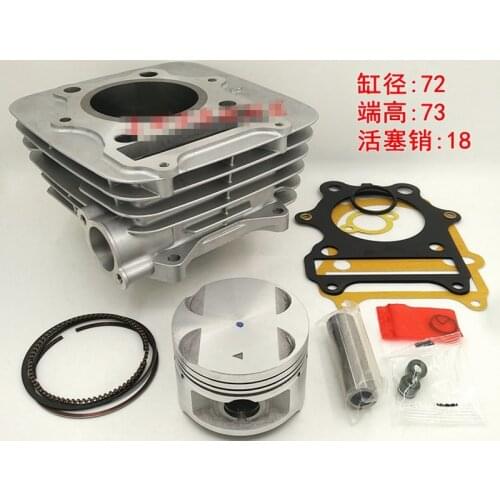 Free shipping for Suzuki motorcycle parts GN250 engine cylinder kit GZ250 TU250 DR250 250cc cylinder piston ring gasket oil seal