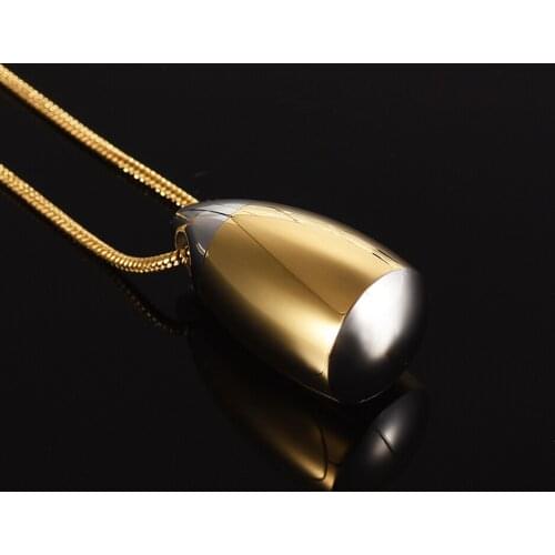 Tear-drop Memroial Jewelry Memory Leave Pendant Hold Ashes Water Drop Cremation Urn Necklace For Pet/Human Ashes