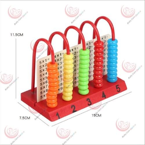 Kids Wooden Toys Child Abacus Counting Beads Maths Learning Educational Toy