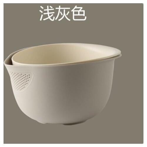 Double Layer Fruit Basket Draining Basin Kitchen Plastic Creative Vegetables Basket