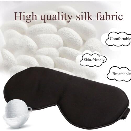 1Pc Double-Side Silk Shading EyeShade Sleeping Eye Mask Cover Eyepatch Blindfolds Eyeshade Health Sleep Shield Light