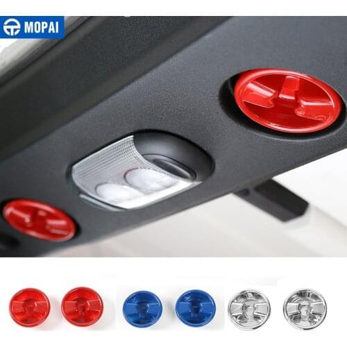 MOPAI ABS Car Roof Top Knob Switch Button Cover for Jeep Wrangler JK 2007 Up Car Interior Decoration Accessories Car Styling