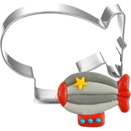 1pcs Spacecraft Cookware reposteria patisserie galletas Stainless Steel Cookie Cutter Fondant Cake Decorating Tools Pastry Shop