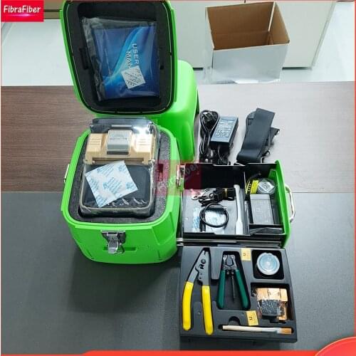 AI-9 Multi-language Automatic Six Motors Intelligent FTTH Fiber Optic Splicing Machine Optical Fiber Fusion Splicer