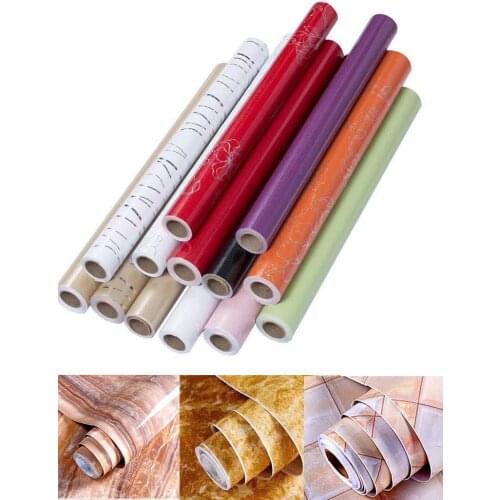 Marble self-adhesive oil-proof wall stickers and waterproof PVC wallpaper, suitable for tables, kitchens, furniture and bathro