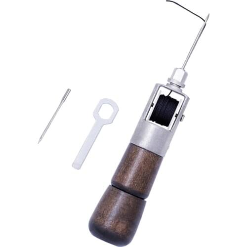 Nonvor Hand Sewing Machine Leather Sewing Tool Wax Line Leather Craft Edge Stitching Belt Strips Shoemaker Tools
