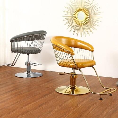 Hairdressing Chair for Hair Salon Barber Shop Chairs Can Be Lifted and Rotated Simple and Fashionable Hair Cutting Chair