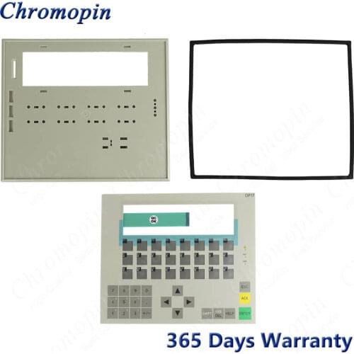 Front Shell Housing Cover Case for 6AV3 617-5BB00-0BD0 6AV3617-5BB00-0BD0 OP17 Plastic Front Covers Cases + Membrane Keypad