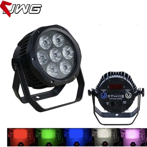 Tyanshine Led Lamps 7x18W RGBWA+UV 6in1 LED PAR Light LED PAR Cans DMX Stage Lighting Indoor Light