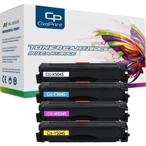 Civoprint Clt-K504S Clt-504S Clt 504S Toner Cartridges Compatible For SAMSUNG C1860Fw Sl-C1810W Clp-415N Printer