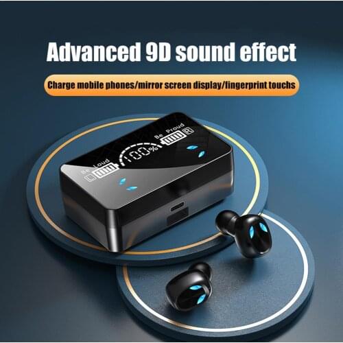 TWS Wireless Blue Tooth-compatible Earphone For X3 For Blue Tooth-compatible Headset Wireless Digital Display Earset