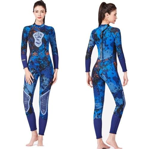 Women Wetsuits 3mm Neoprene 3mm Swimming Surfing Spearfishing Suit Wetsuit Women Swimsuit Equipent Diving Suit