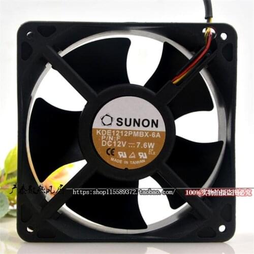 12038 KDE1212PMBX-6A 12cm 12V 7.6W axial chassis cooling fans