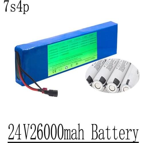 18650Lithium Battery For Electric Bicycle, 24V, 26Ah, 15A, B, MS, With Motor Less Than 350W